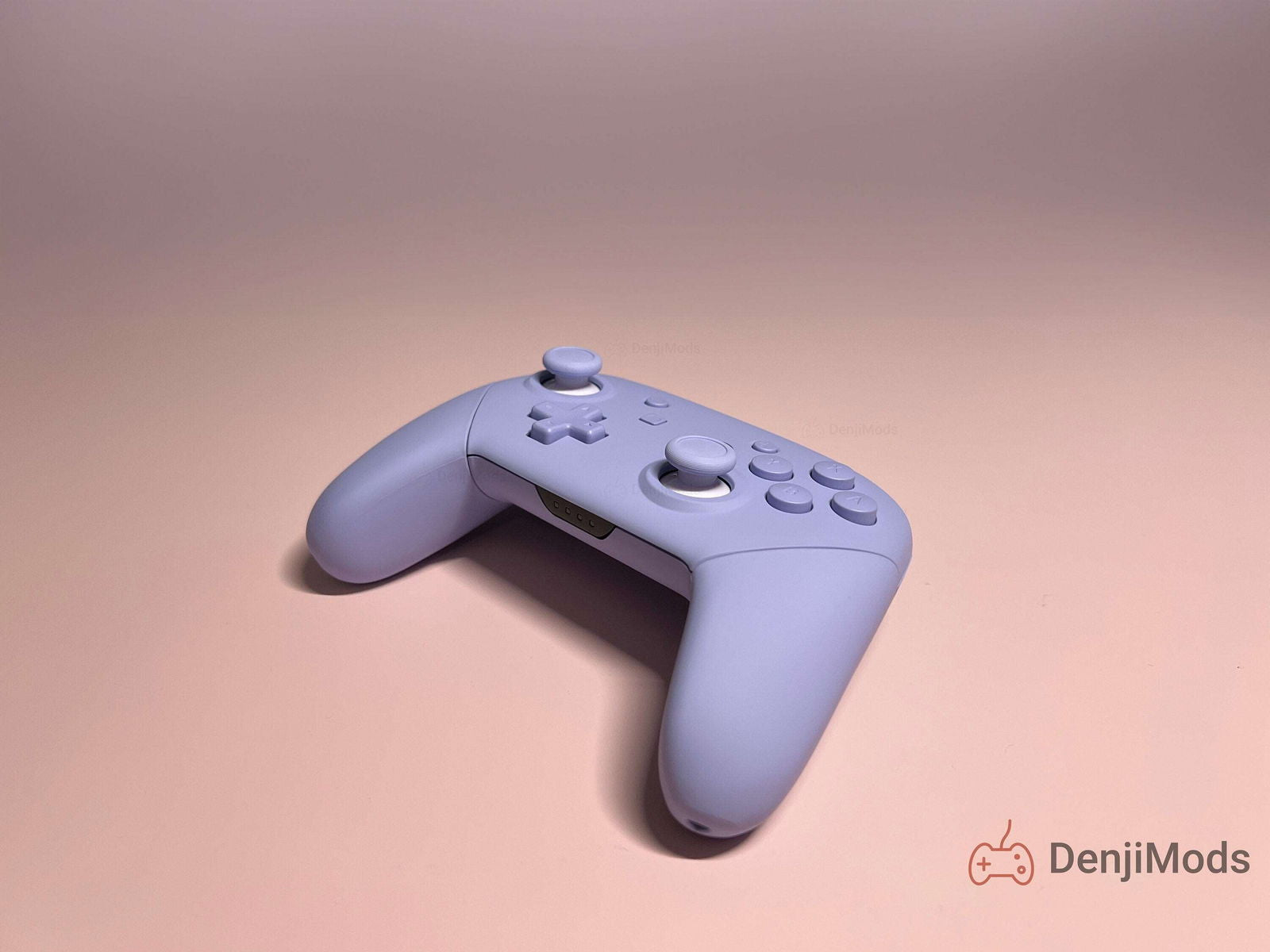 Custom Matte Purple Nintendo Switch Pro Controller with soft touch finish, handmade for style and comfort.