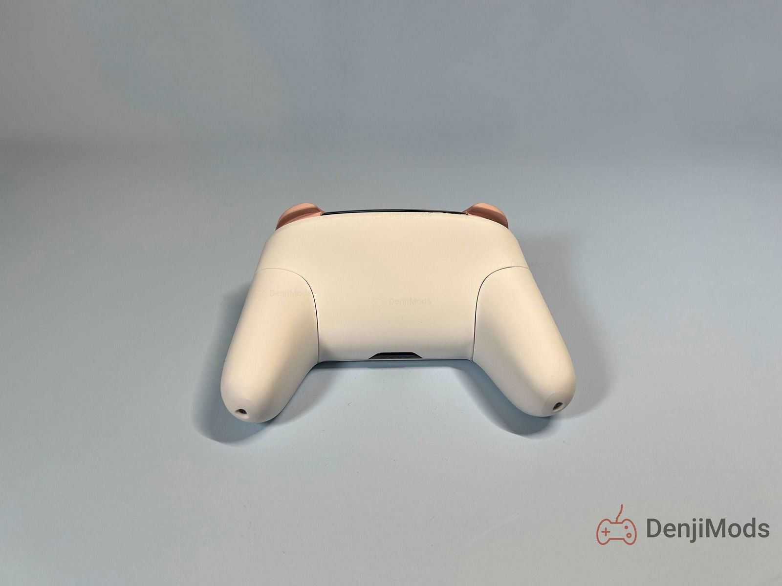 Custom Matte White Nintendo Switch Pro Controller with soft touch finish.