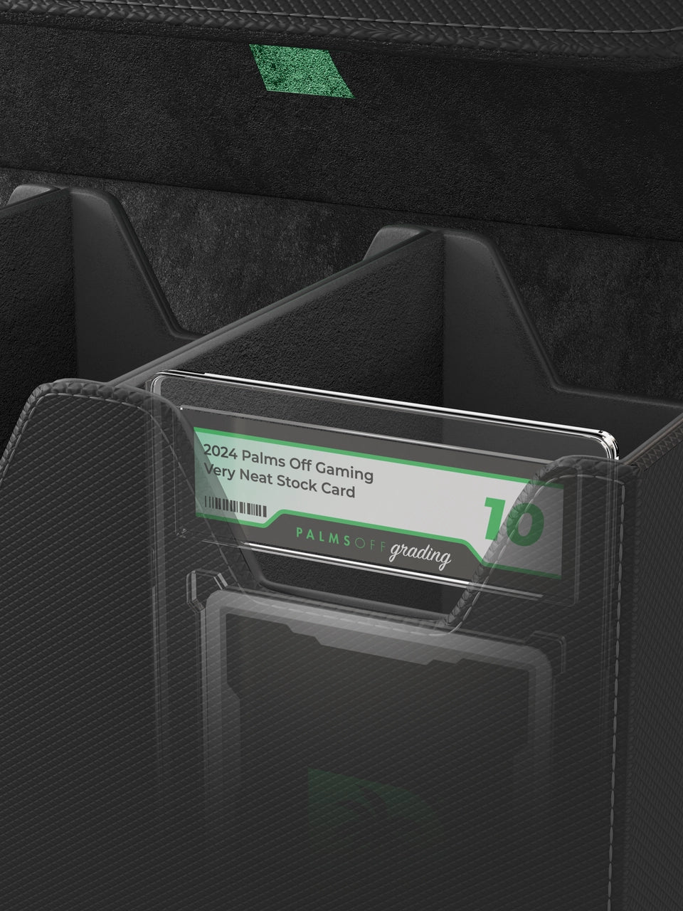 Palms Off Gaming Collector's Series Graded Card Storage Case - Large - Black