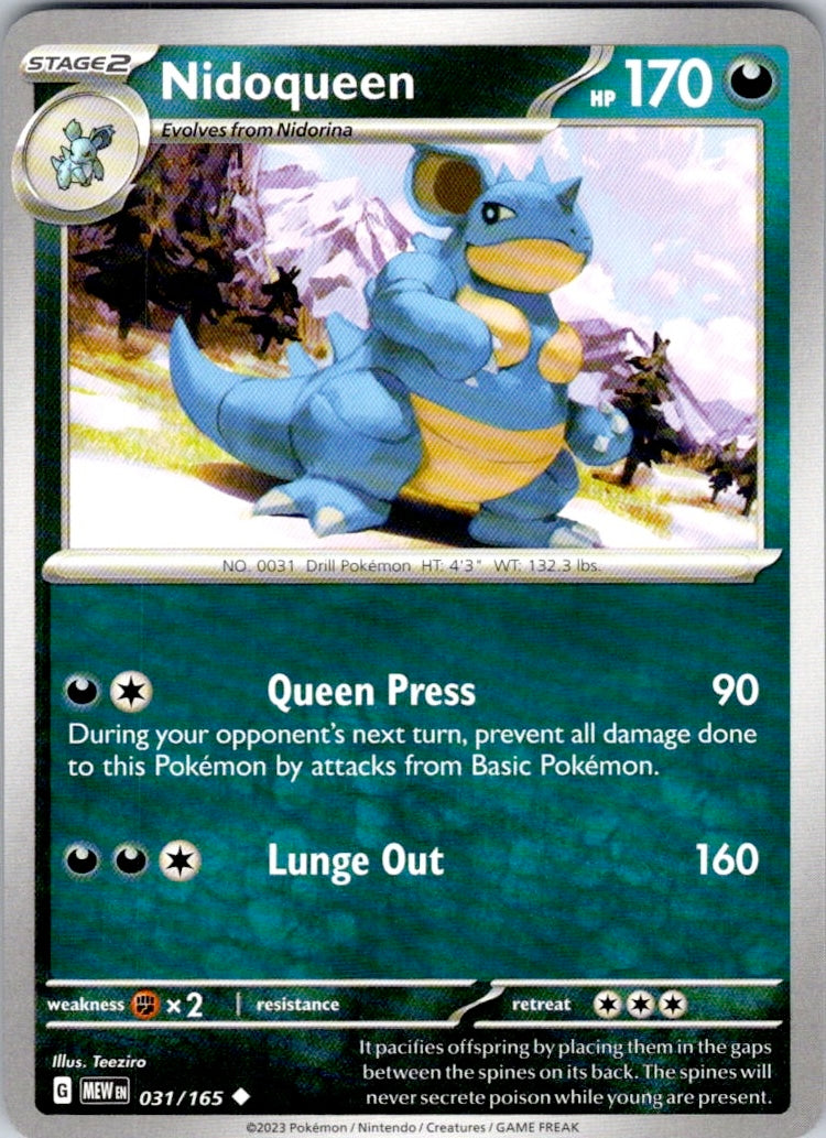 Nidoqueen (031/165) [SV: Scarlet & Violet 151]