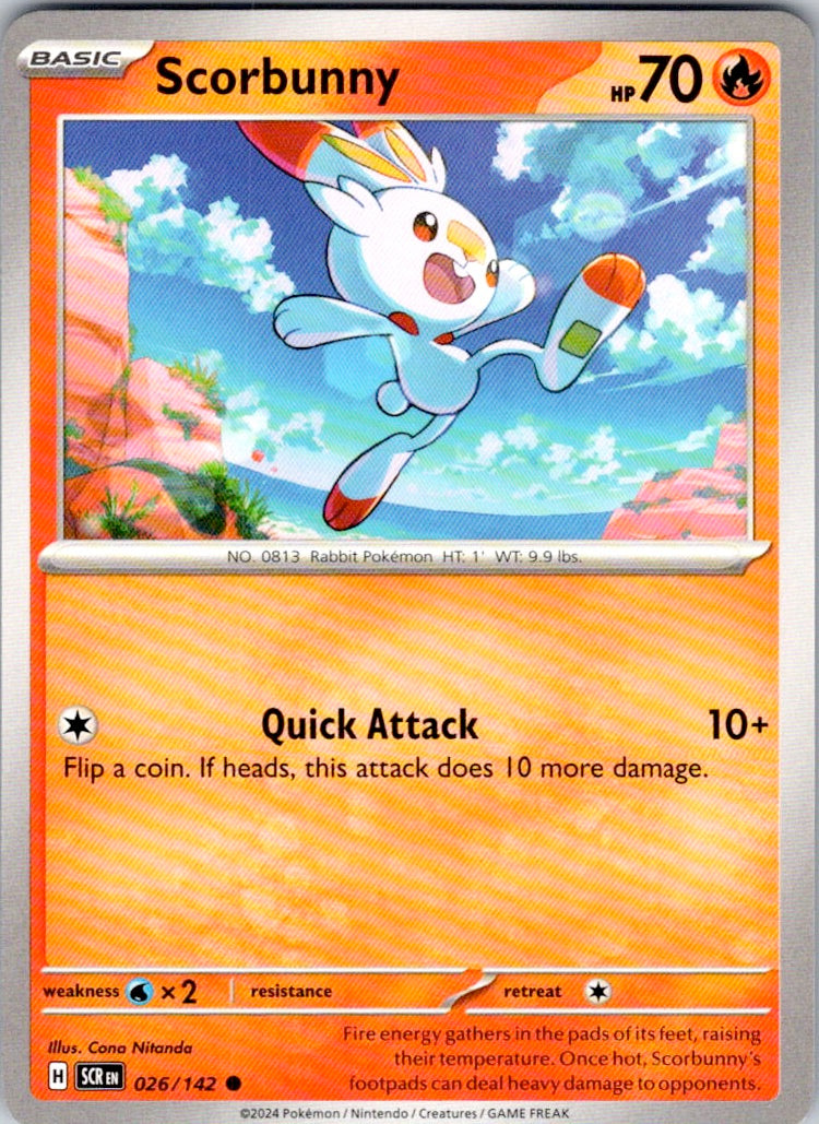 Scorbunny (026/142) [SV07: Stellar Crown]