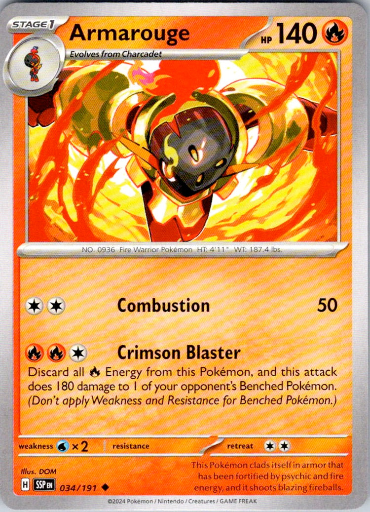 Armarouge (034/191) [SV08: Surging Sparks]