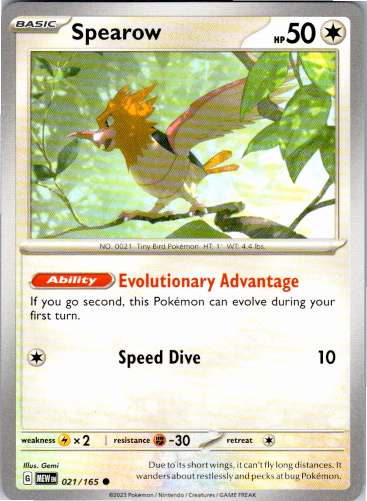 Spearow (021/165) [SV: Scarlet & Violet 151]