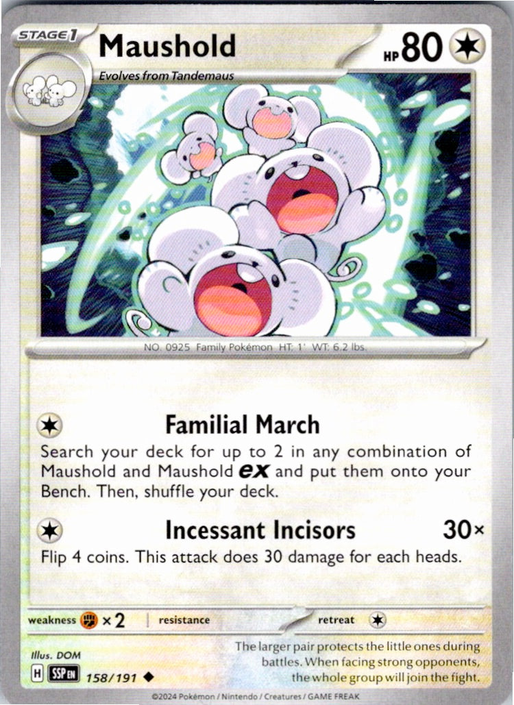 Maushold (158/191) [SV08: Surging Sparks]