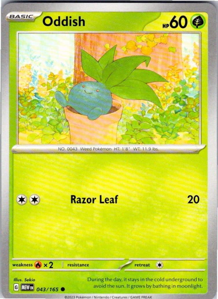 Oddish (043/165) [SV: Scarlet & Violet 151]