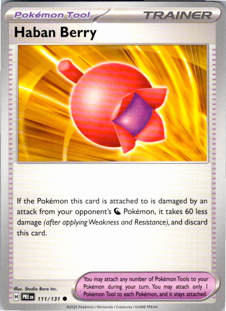 Haban Berry (111/131) [SV: Prismatic Evolutions]