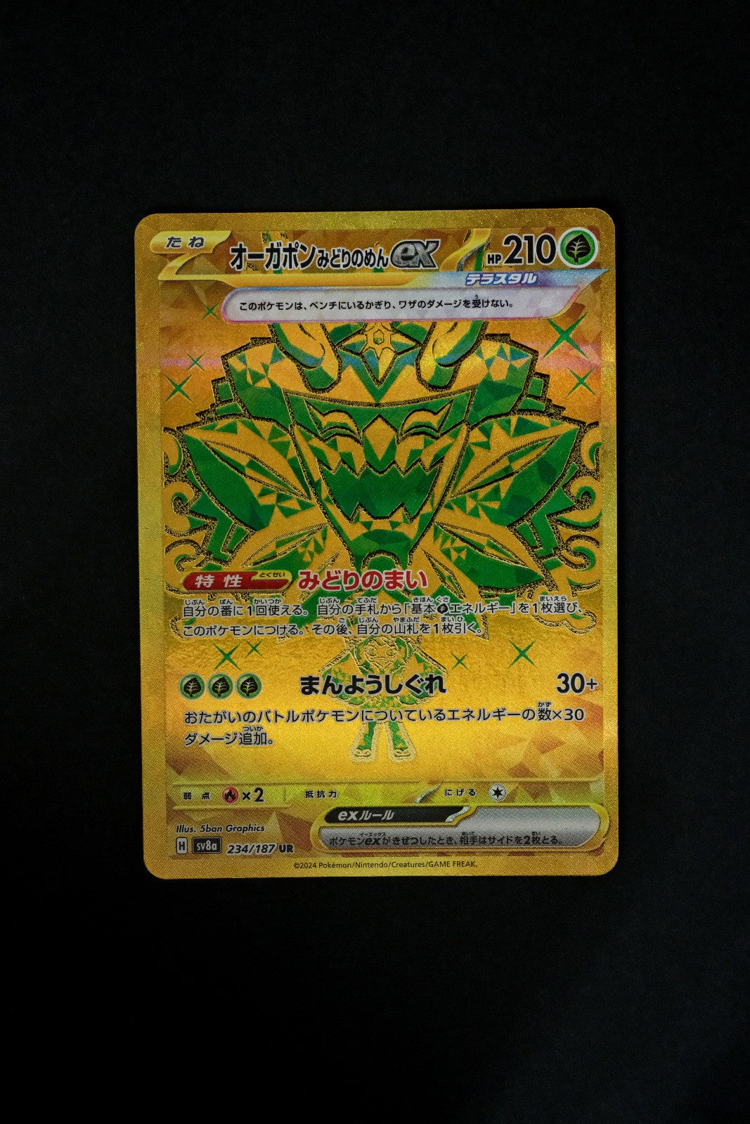 Teal Mask Ogerpon ex (234/187) [Terastal Festival Ex]