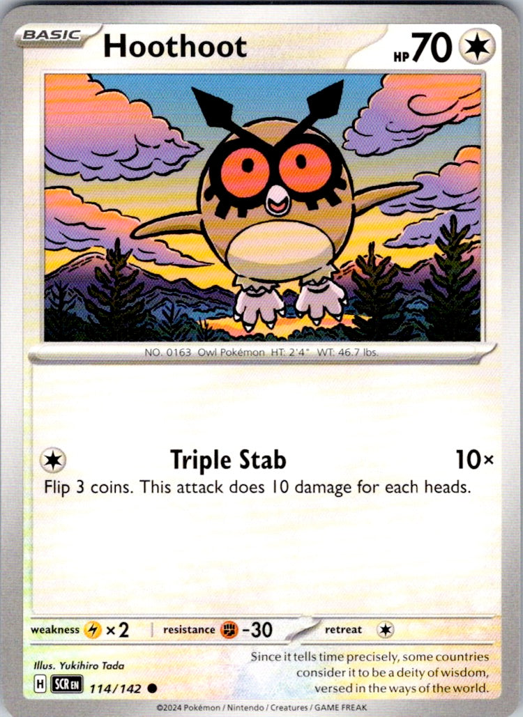 Hoothoot (114/142) [SV07: Stellar Crown]