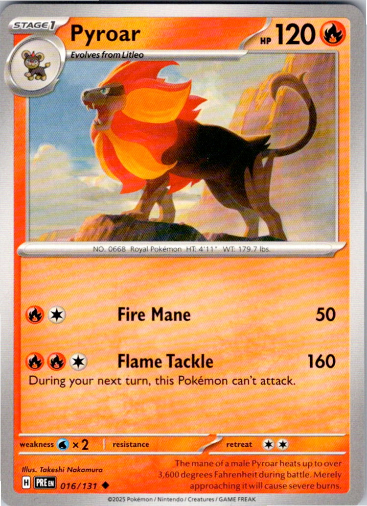 Pyroar (016/131) [SV: Prismatic Evolutions]