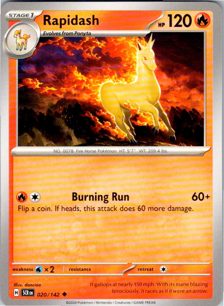 Rapidash (020/142) [SV07: Stellar Crown]