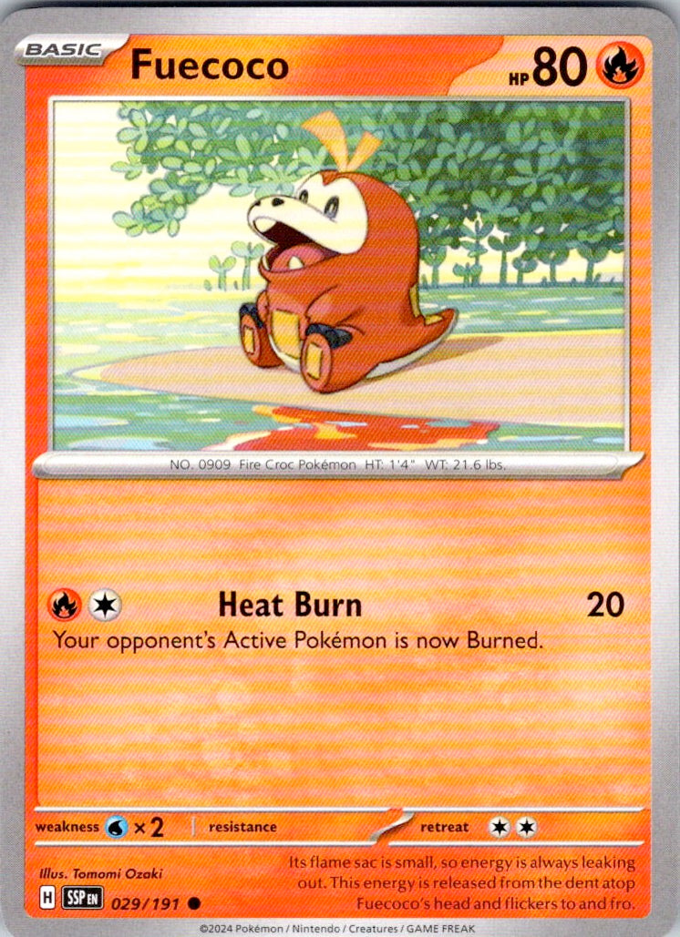 Fuecoco (029/191) [SV08: Surging Sparks]