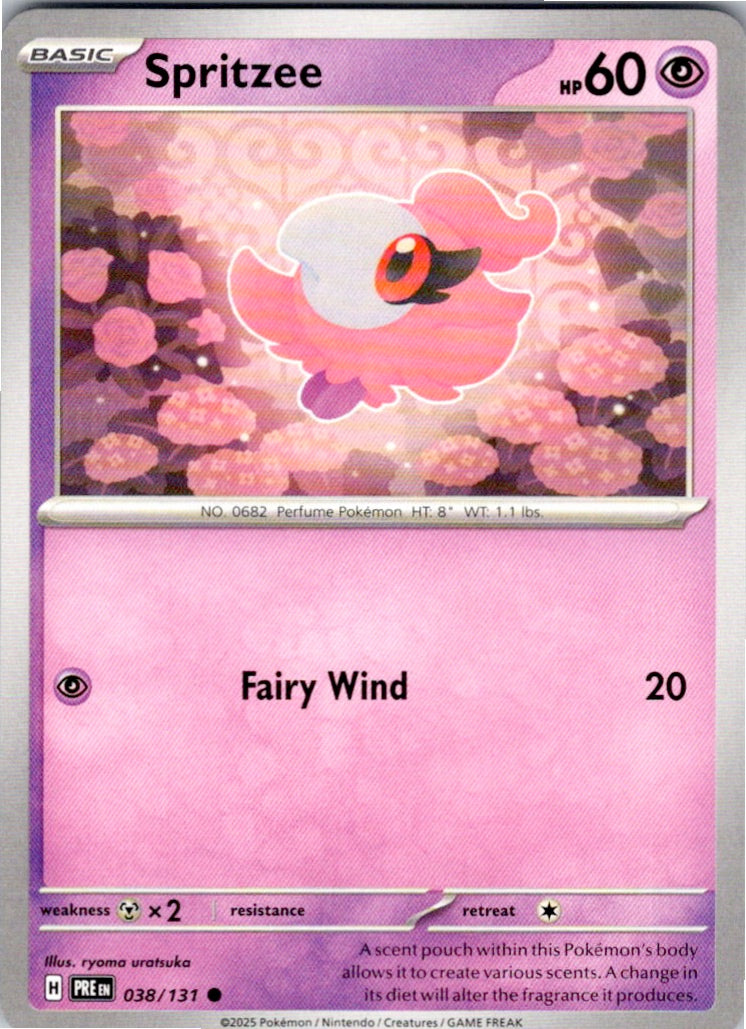 Spritzee (038/131) [SV: Prismatic Evolutions]