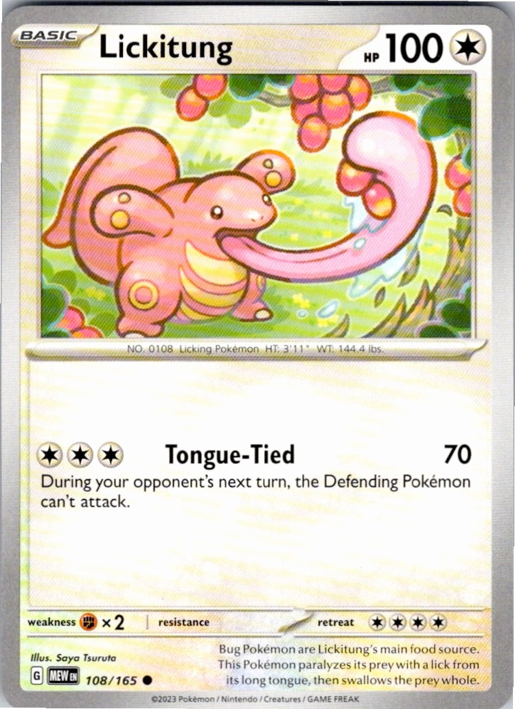 Lickitung (108/165) [SV: Scarlet & Violet 151]