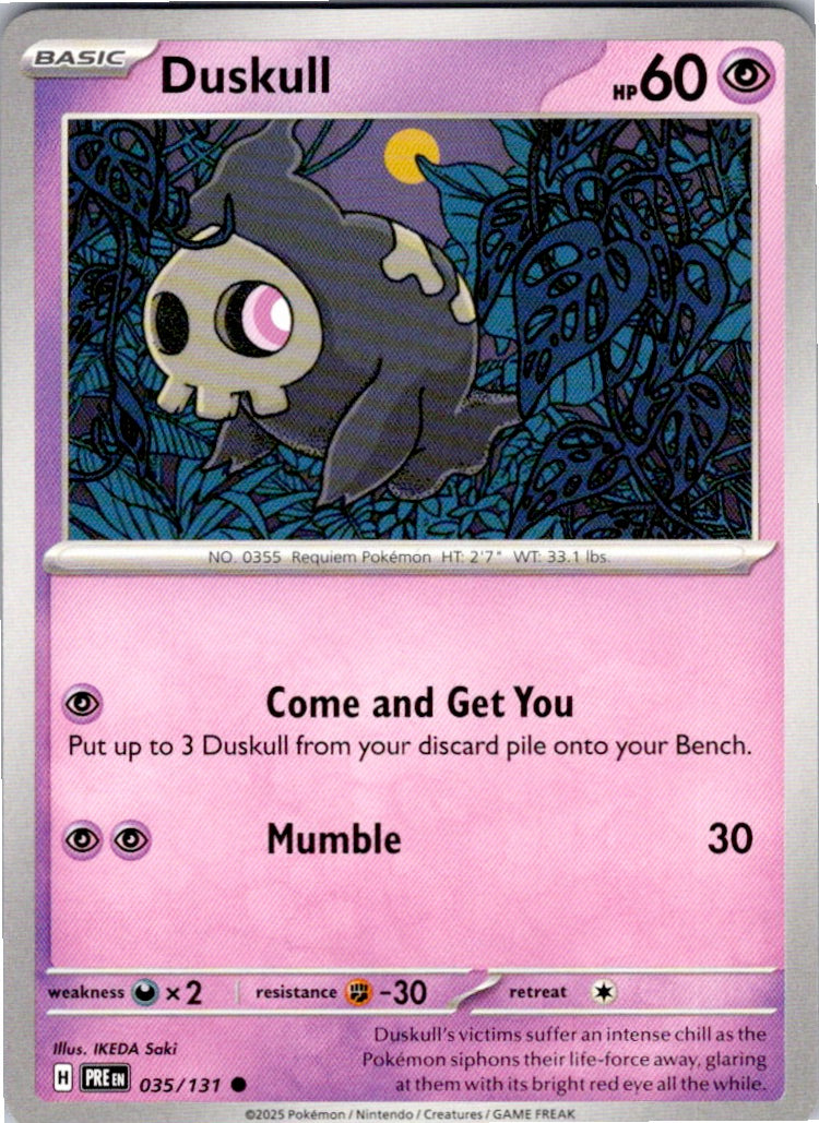 Duskull (035/131) [SV: Prismatic Evolutions]