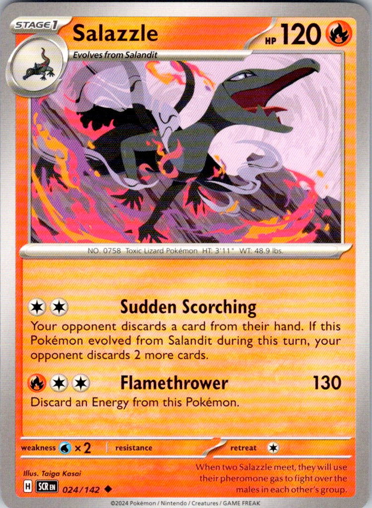 Salazzle (024/142) [SV07: Stellar Crown]