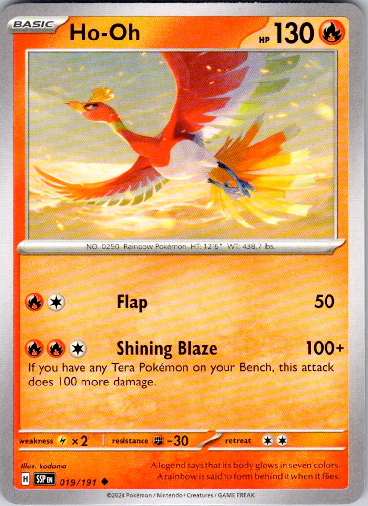 Ho-Oh (019/191) [SV08: Surging Sparks]