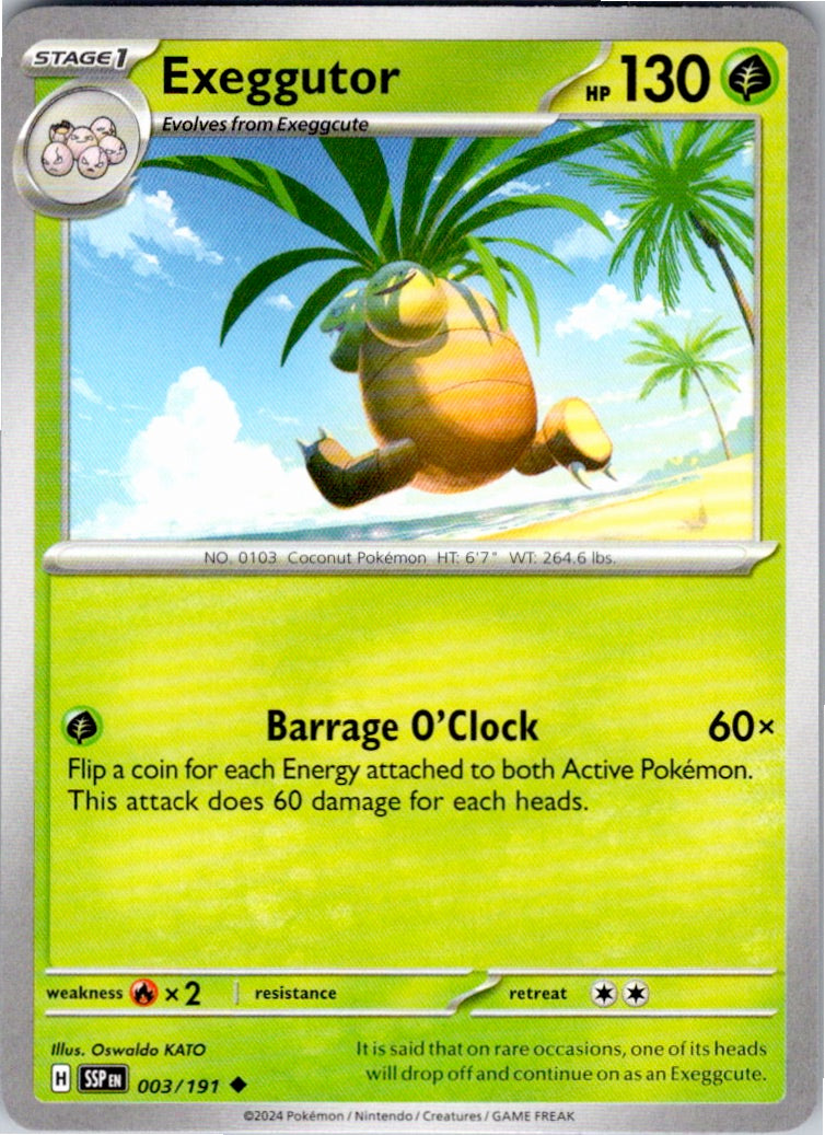 Exeggutor (003/191) [SV08: Surging Sparks]