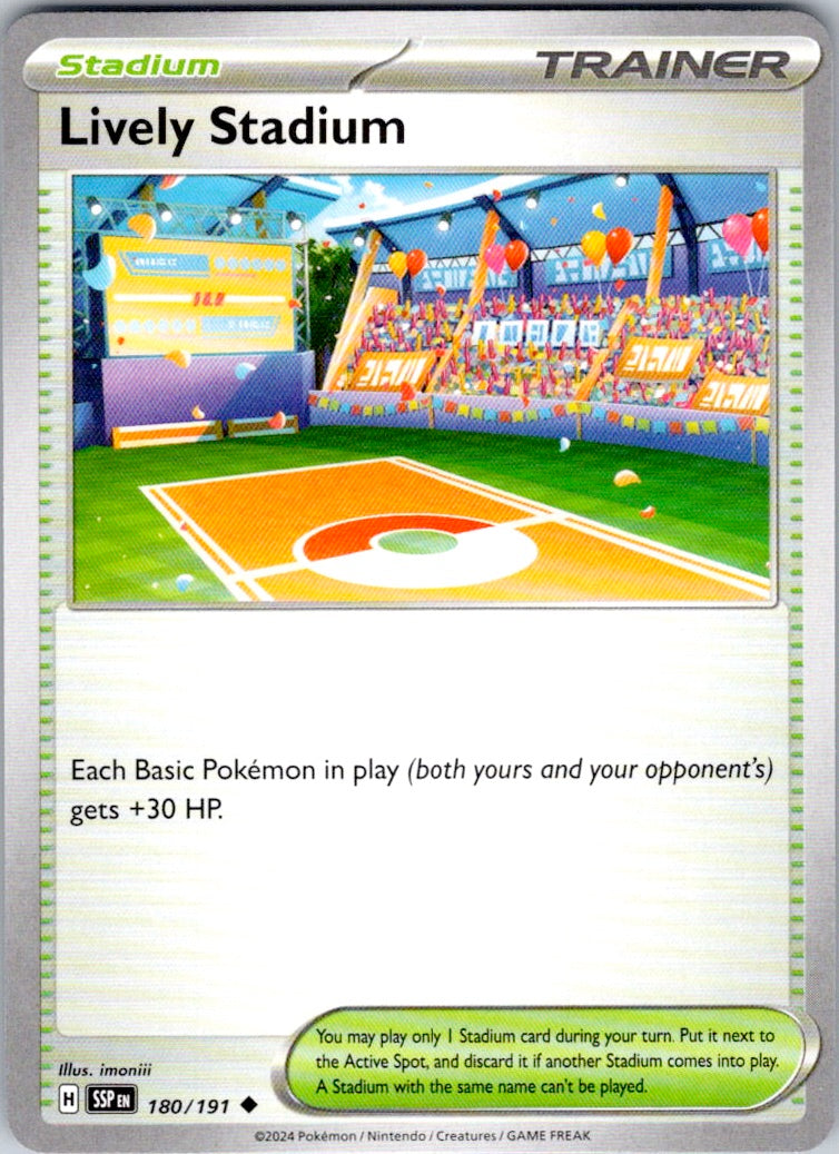 Lively Stadium (180/191) [SV08: Surging Sparks]