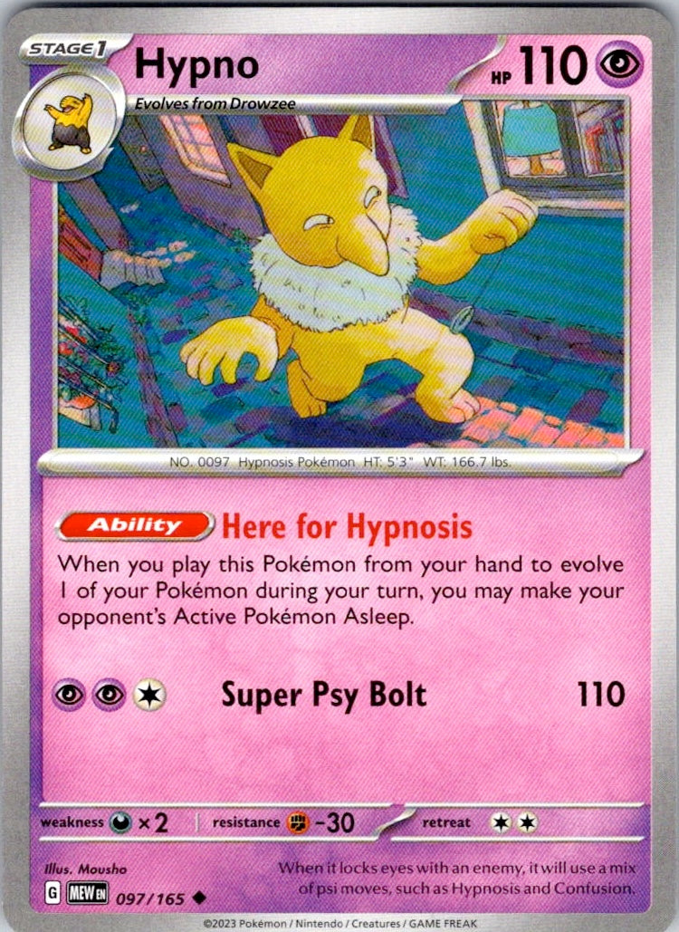 Hypno (097/165) [SV: Scarlet & Violet 151]