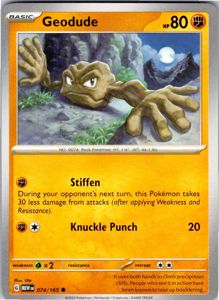 Geodude (074/165) [SV: Scarlet & Violet 151]