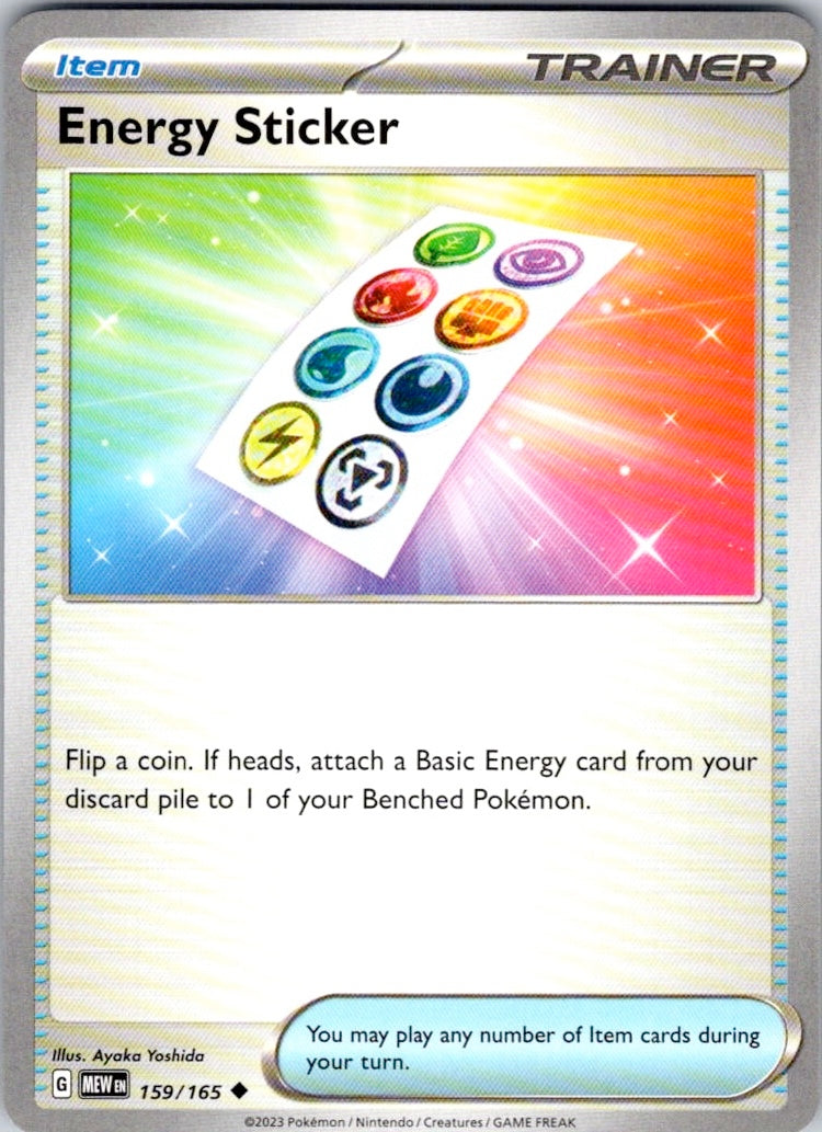 Energy Sticker (159/165) [SV: Scarlet & Violet 151]