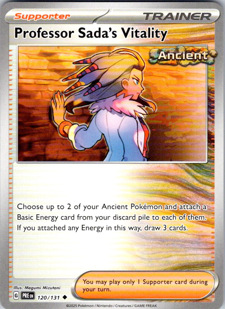 Professor Sada's Vitality (120/131) [SV: Prismatic Evolutions]