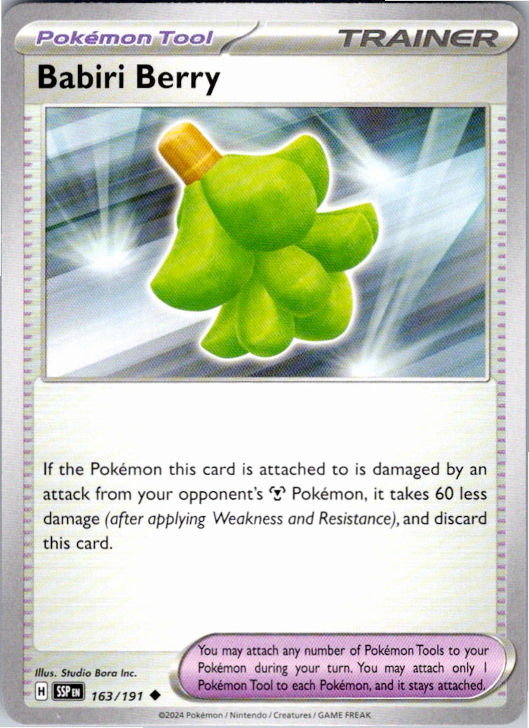 Babiri Berry (163/191) [SV08: Surging Sparks]