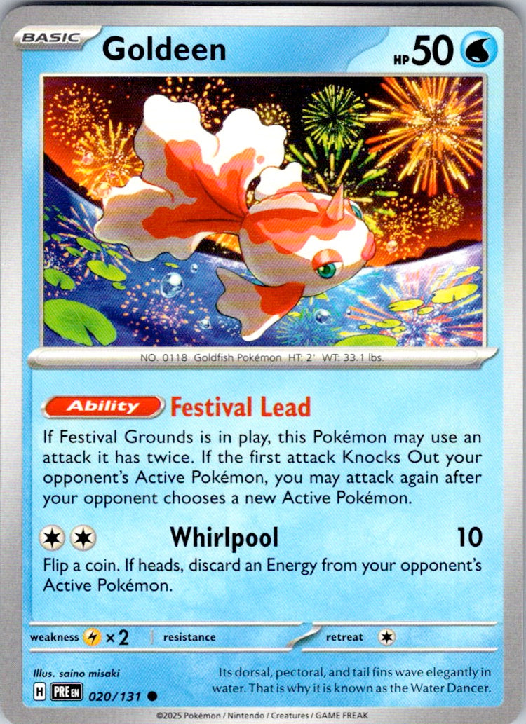 Goldeen (020/131) [SV: Prismatic Evolutions]