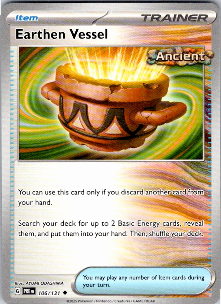 Earthen Vessel (106/131) [SV: Prismatic Evolutions]