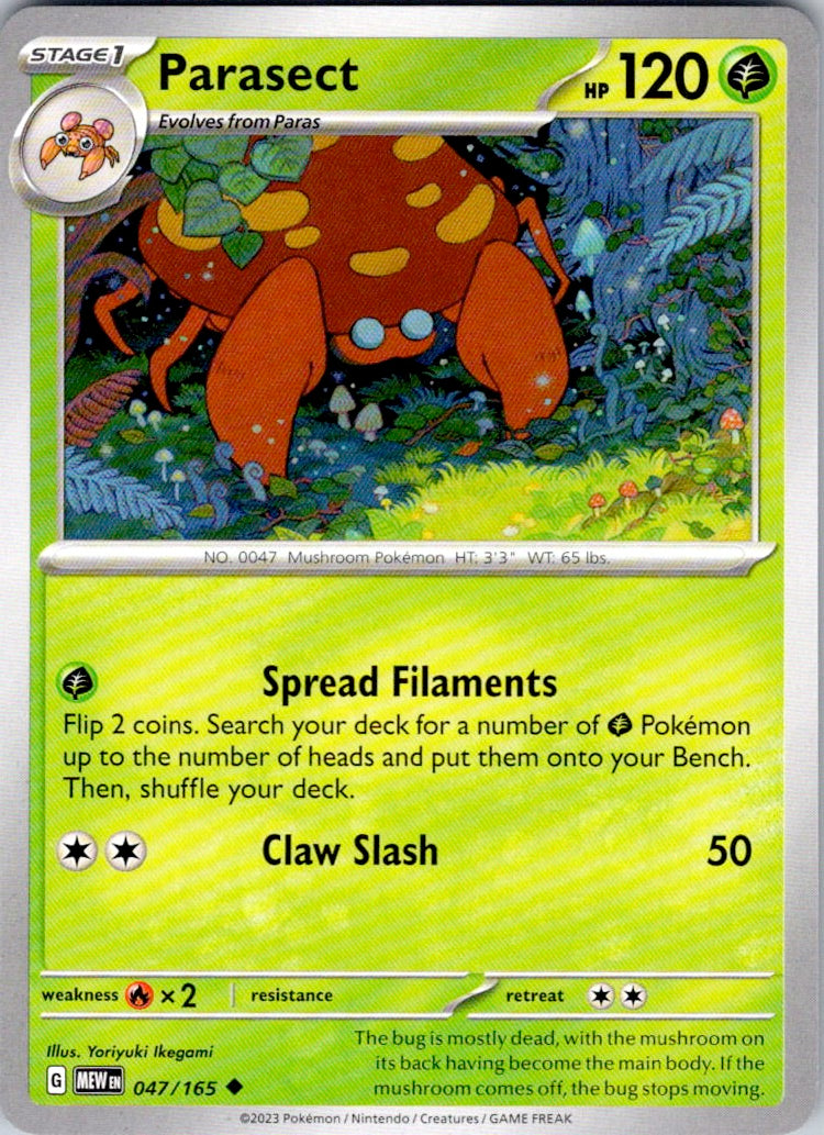 Parasect (047/165) [SV: Scarlet & Violet 151]
