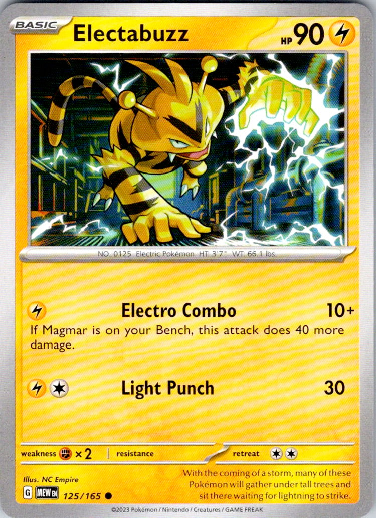 Electabuzz (125/165) [SV: Scarlet & Violet 151]
