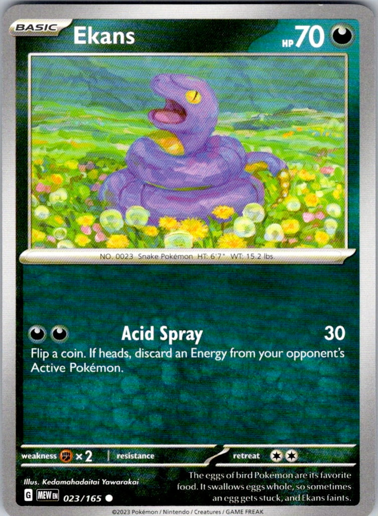 Ekans (023/165) [SV: Scarlet & Violet 151]