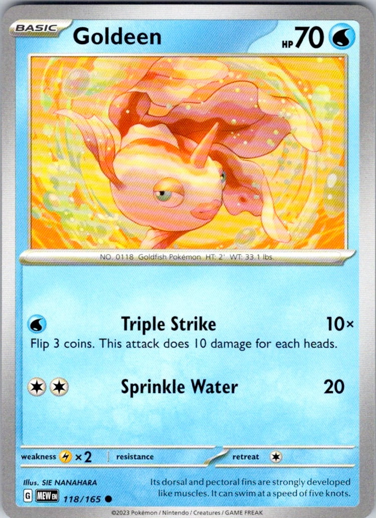 Goldeen (118/165) [SV: Scarlet & Violet 151]