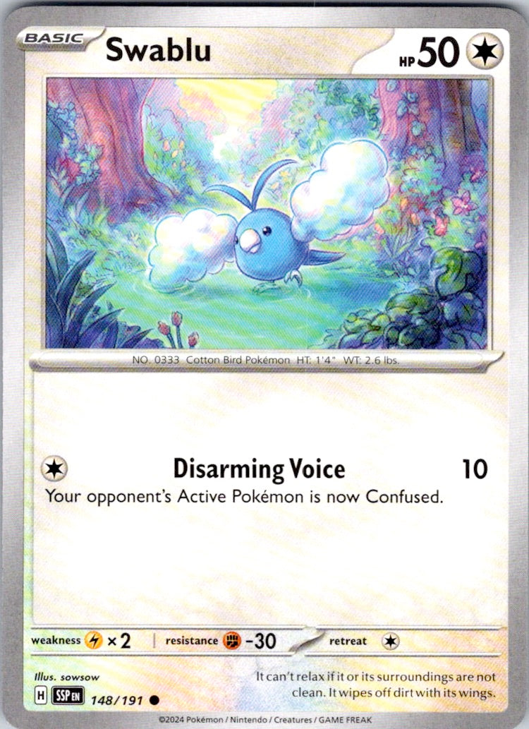 Swablu (148/191) [SV08: Surging Sparks]