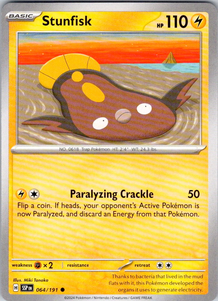 Stunfisk (064/191) [SV08: Surging Sparks]