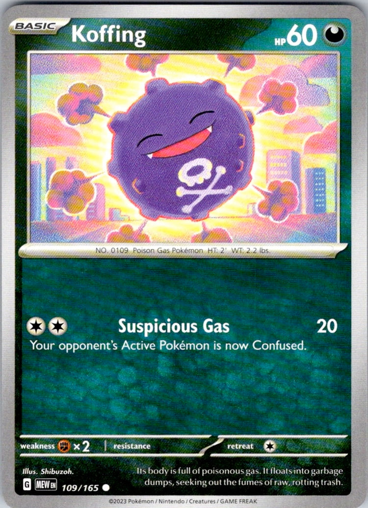 Koffing (109/165) [SV: Scarlet & Violet 151]