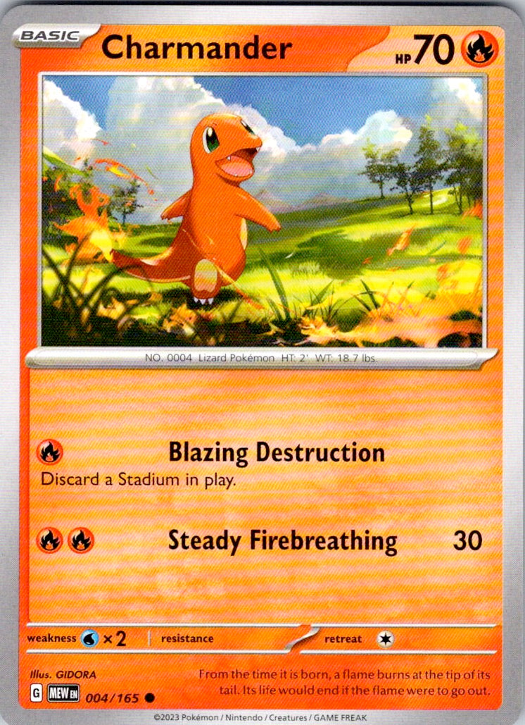 Charmander (004/165) [SV: Scarlet & Violet 151]