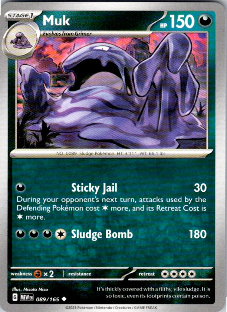 Muk (089/165) [SV: Scarlet & Violet 151]