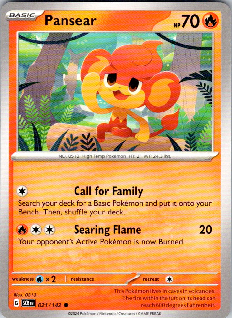 Pansear (021/142) [SV07: Stellar Crown]