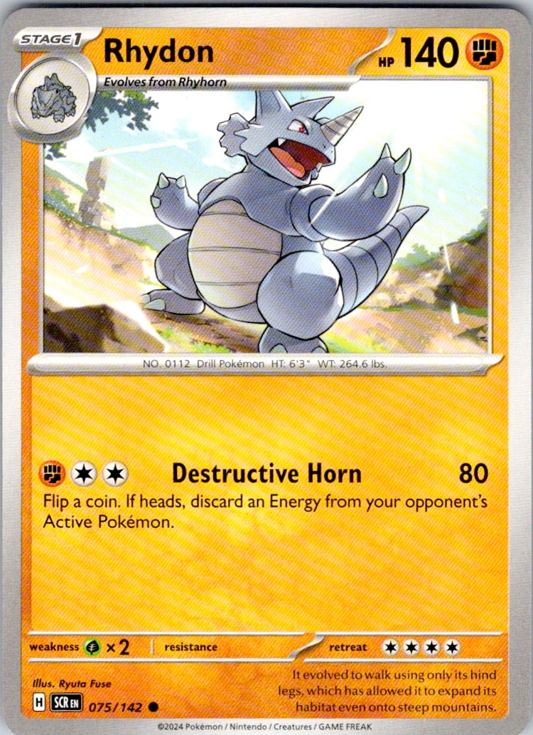 Rhydon (075/142) [SV07: Stellar Crown]
