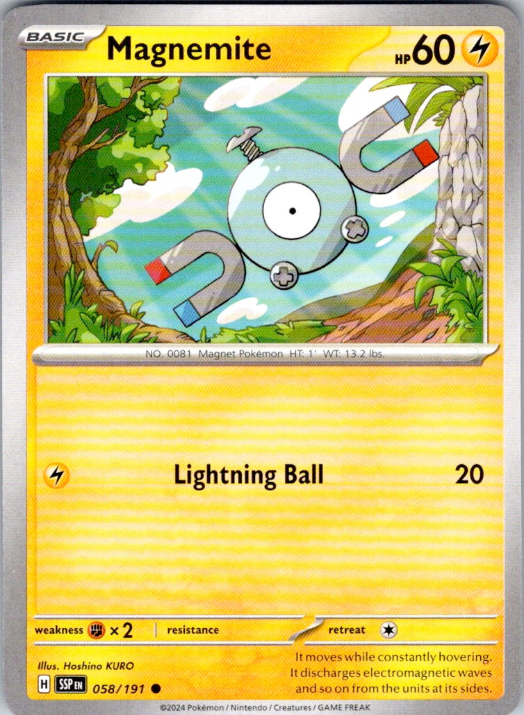 Magnemite (058/191) [SV08: Surging Sparks]