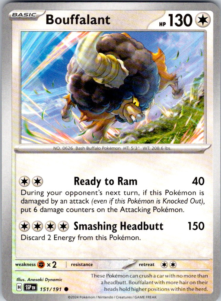 Bouffalant (151/191) [SV08: Surging Sparks]