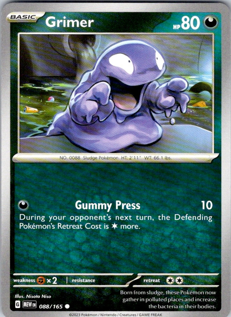 Grimer (088/165) [SV: Scarlet & Violet 151]