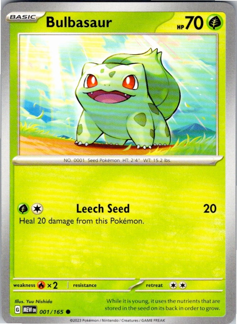Bulbasaur (001/165) [SV: Scarlet & Violet 151]