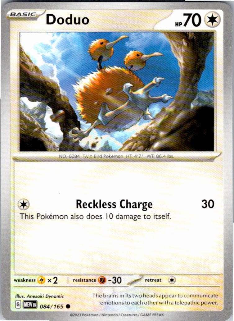 Doduo (084/165) [SV: Scarlet & Violet 151]