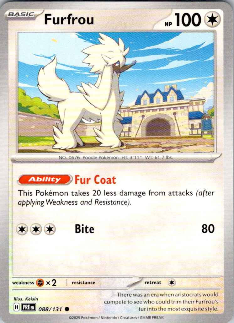 Furfrou (088/131) [SV: Prismatic Evolutions]