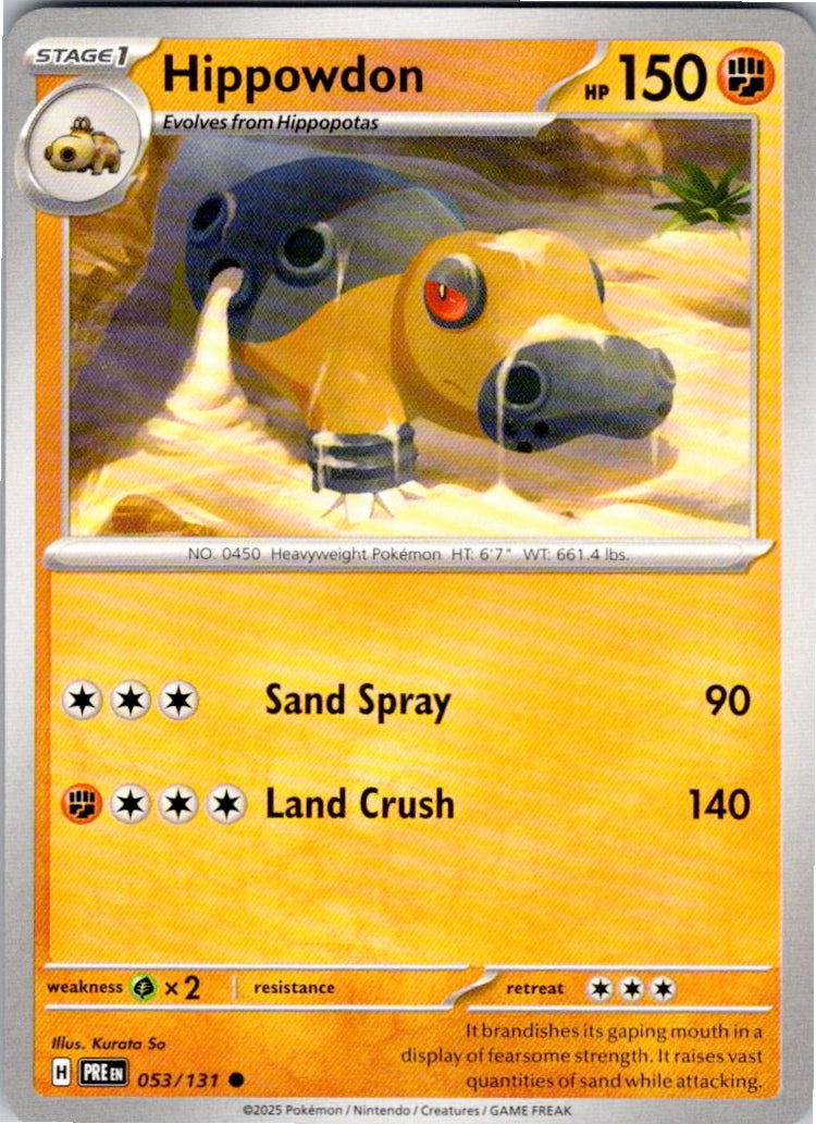 Hippowdon (053/131) [SV: Prismatic Evolutions]