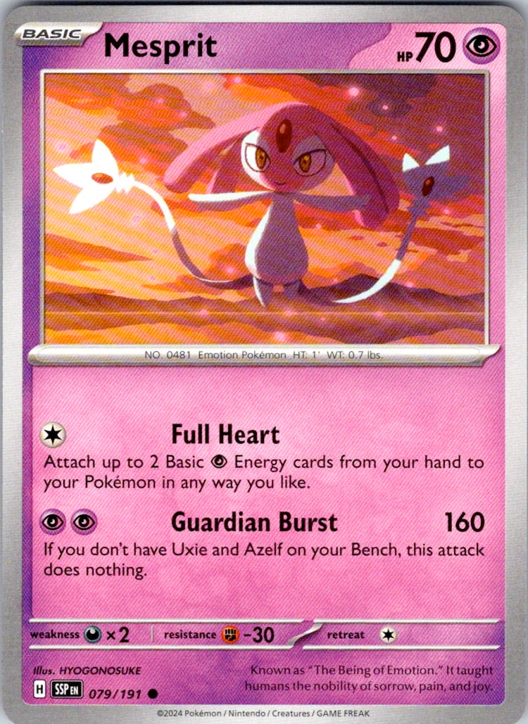 Mesprit (079/191) [SV08: Surging Sparks]