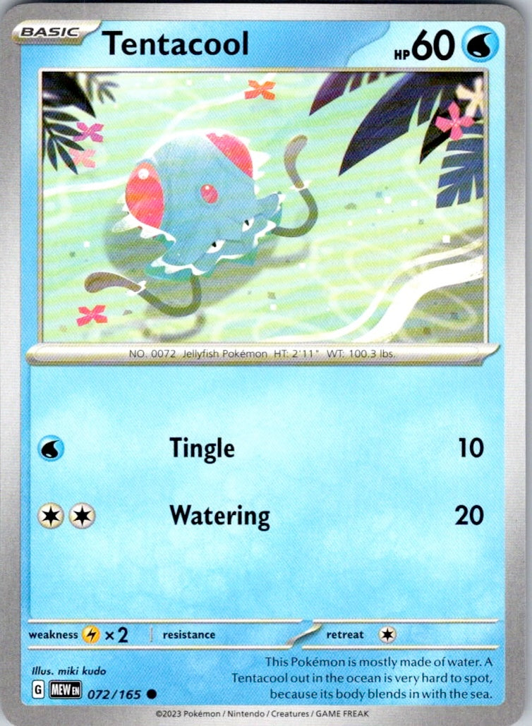 Tentacool (072/165) [SV: Scarlet & Violet 151]