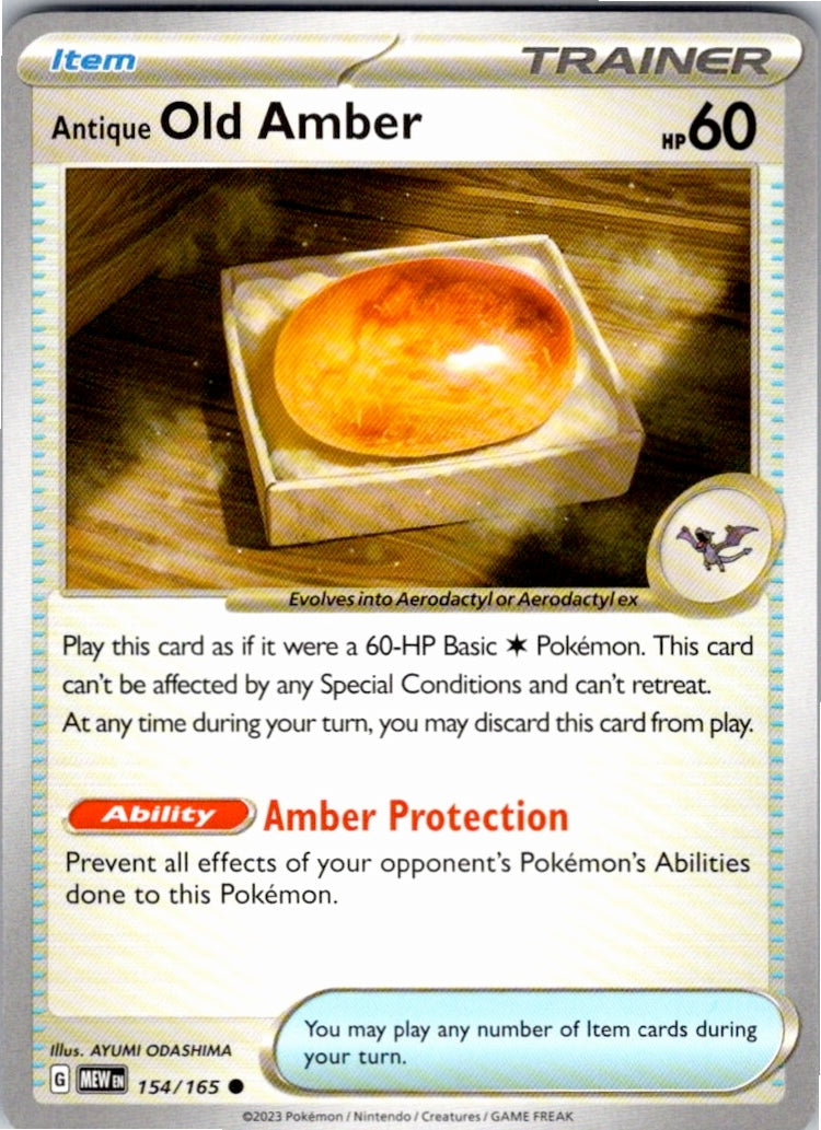 Antique Old Amber (154/165) [SV: Scarlet & Violet 151]